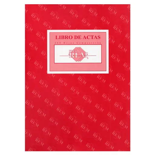 [UPOF008] Libro de Actas 200 hojas